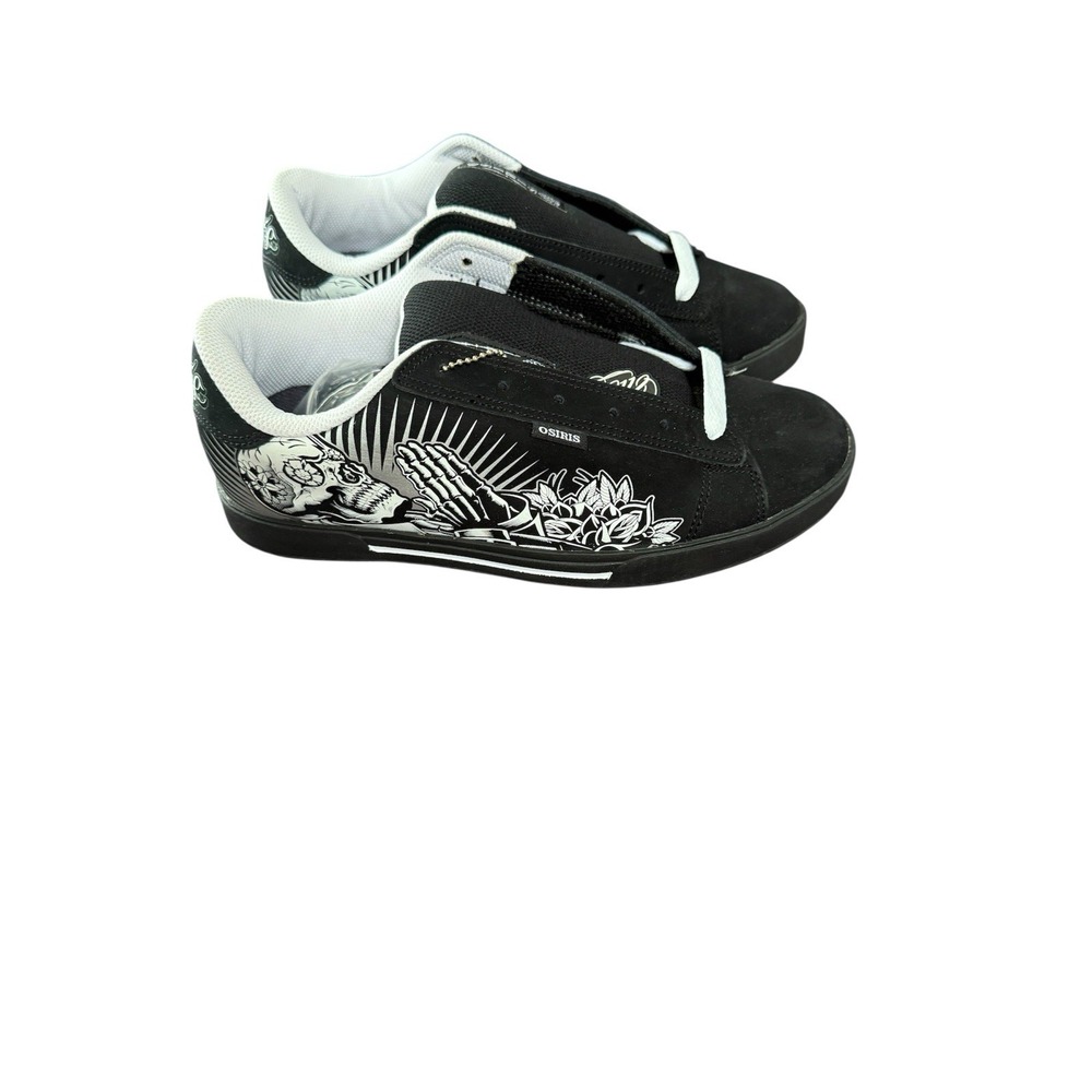NIB Osiris Serve Maxx 242 Praying Hands Sz 8 Men's Skateboard Deadman Shoes